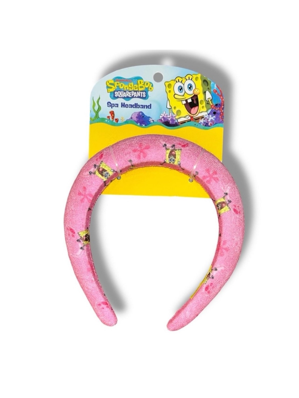 Pink SpongeBob SquarePants Spa Headband